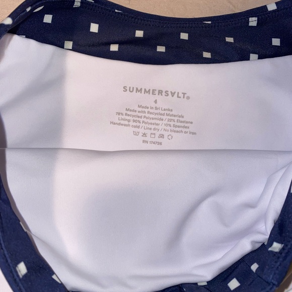 The Lace-Up High Leg High Rise Bikini Bottom - Picture 5 of 5